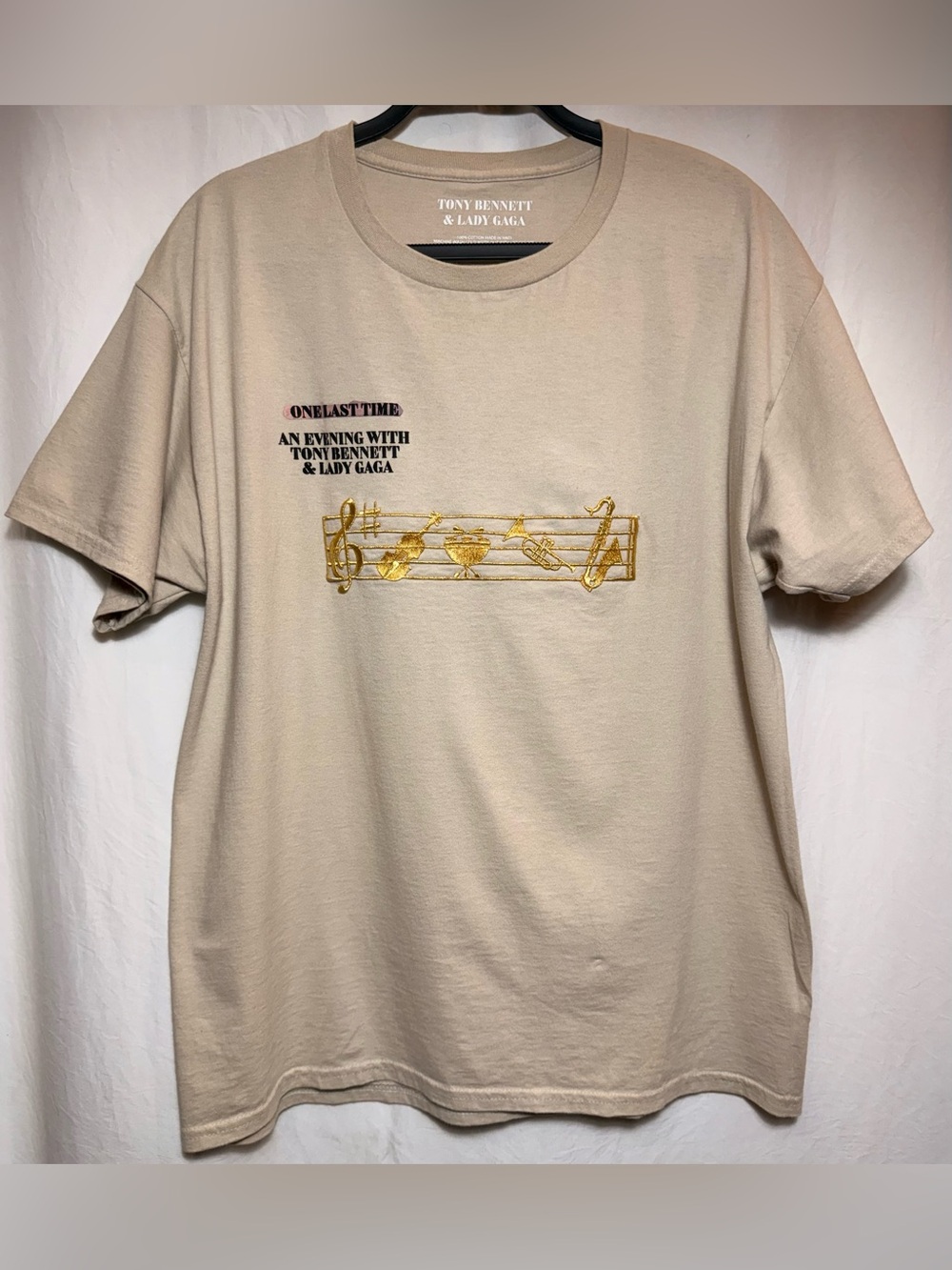 Tony Bennett & Lady Gaga Short Sleeve Concert Tee